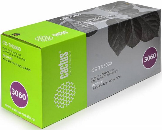 Картридж Cactus CS-TN3060 для принтеров Brother HL-5130/5140/ 5150D/ 5170DN, 6700 стр.