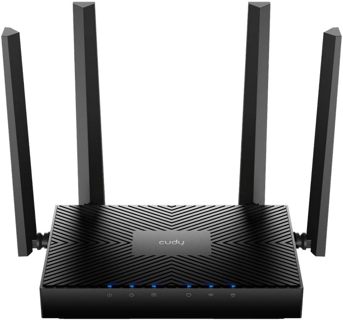 Роутер Cudy WR3000E AX3000 Gigabit Dual Band Wi-Fi 6 Mesh, Chipset MT7981BA+MT7976CN+MT7531AE, 802.11ax/ac/a/b/g/n, 2402Mbps at 5GHz + 574Mbps at 2.4G