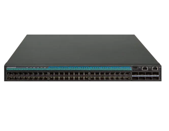 Коммутатор Aquarius AQ-N6000-48Y8C ЦОД AQ6000, конфигурация 48*10/25 Гбит/с SFP28 и 8*40/100 Гбит/с QSFP28, пять слотов для модулей охлаждения, два сл
