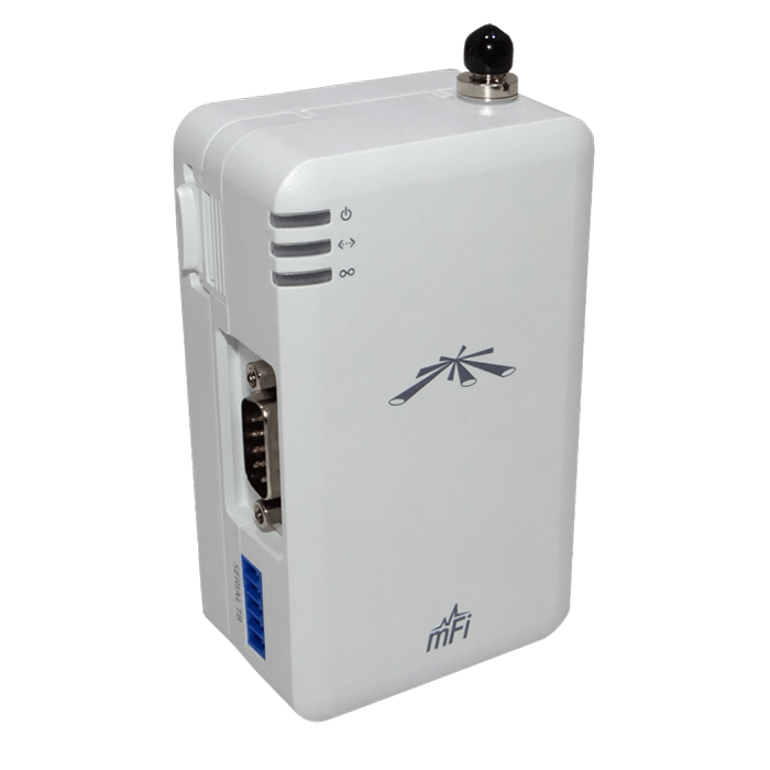 Коммутатор Ubiquiti mPort-S IP шлюз для mFi сети, 1x Ethernet, Wi-Fi, USB, mFi Terminal Block Port, DB9 Serial Port