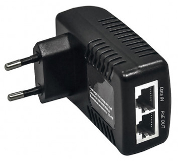 Инжектор PoE NST NS-PI-1F-15/A Fast Ethernet на 1 порт, PoE IEEE 802.3af. Мощность PoE на порт - до 15.4W