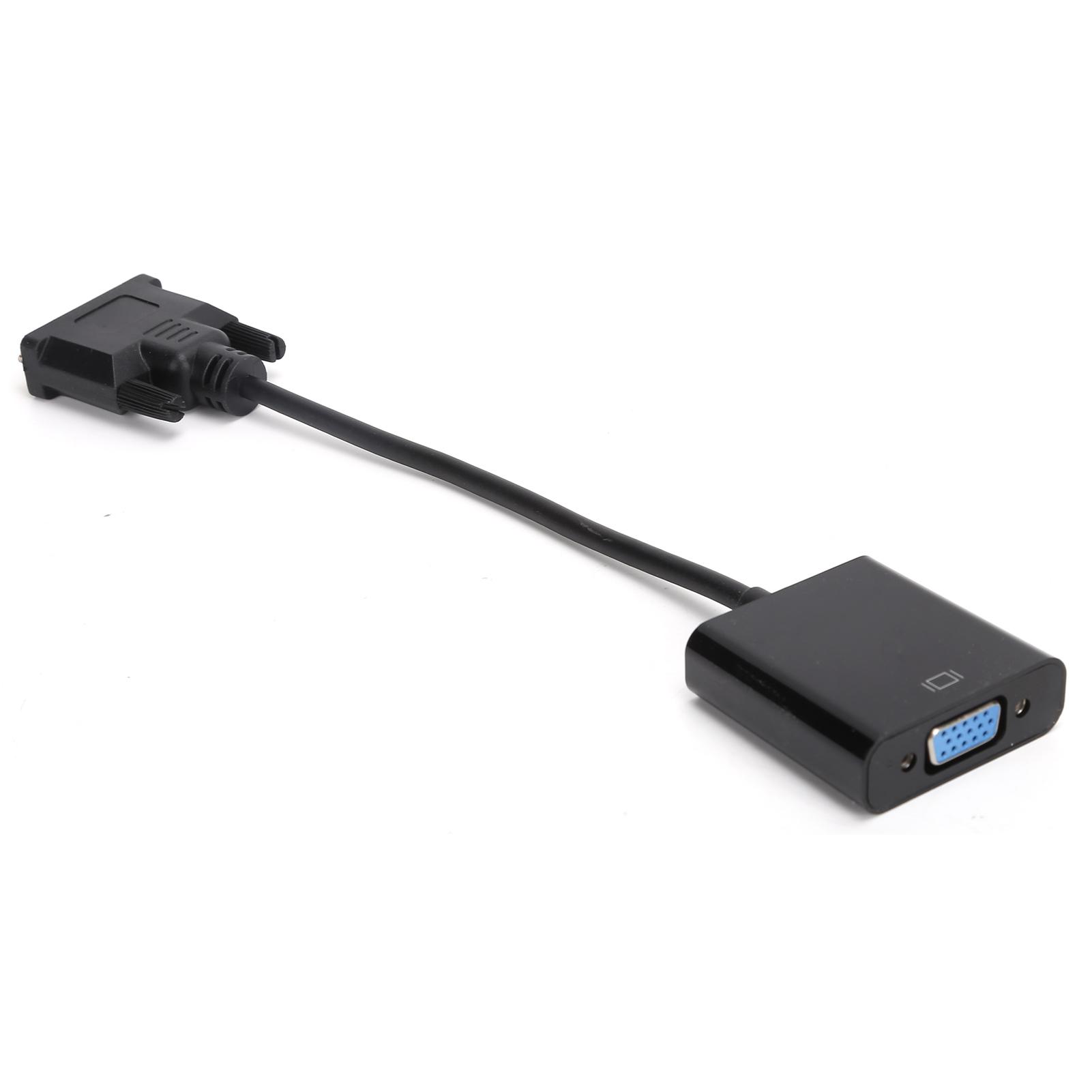 DVI Male to VGA Female адаптер DVI 24+1 to VGA адаптер для настольного планшетного компьютера gray Igeteck