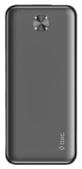 Аккумулятор внешний портативный TTEC ReCharger 2BB267S 20000mAh 2*USB-A and USB-C 10,5W. Цвет: черный