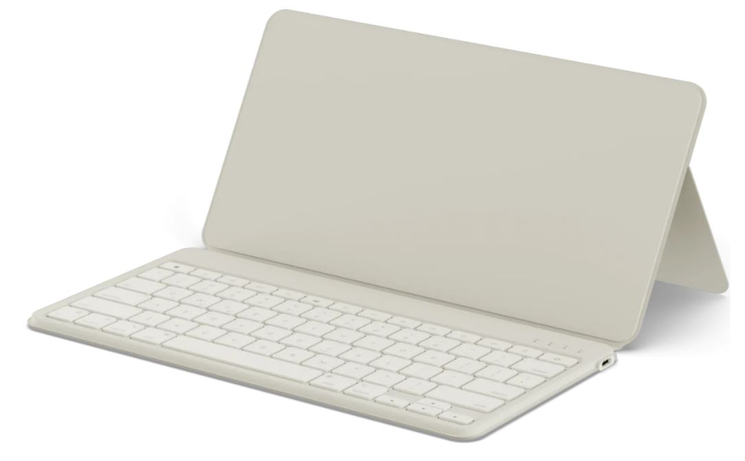 Клавиатура Wireless Satechi OntheGo ST-KOTGW-RU с подставкой BT, цвет: песочный