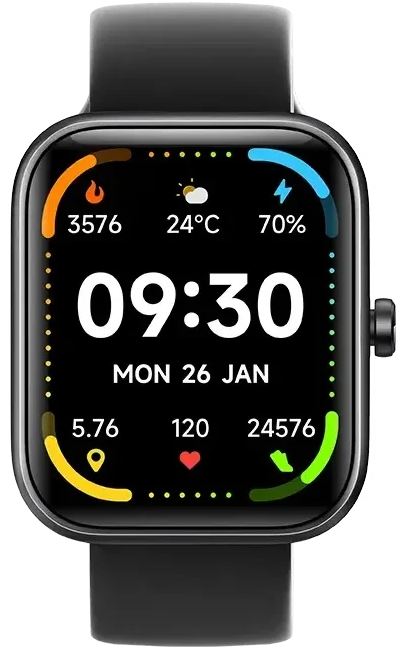 Часы TTEC Tempus 2S09WS 47 mm Rectangular Case. Цвет: черный