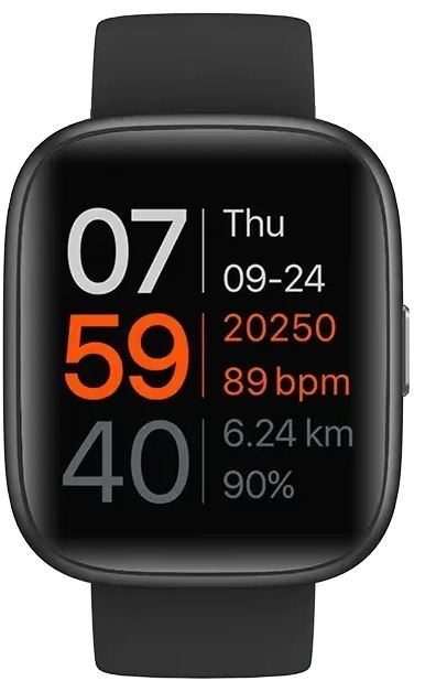 Часы TTEC Tempus 2S10WS 47 mm Rectangular Case. Цвет: черный