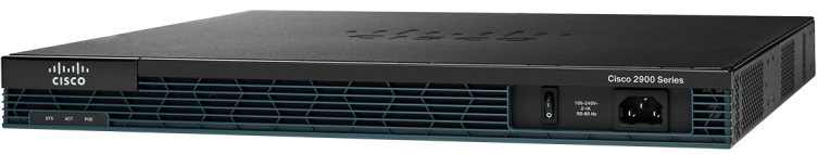 Маршрутизатор Cisco CISCO2901/K9 Univerasl – NPE w/2 GE,4 EHWIC,2 DSP,256MB CF,512MB DRAM,IP Base