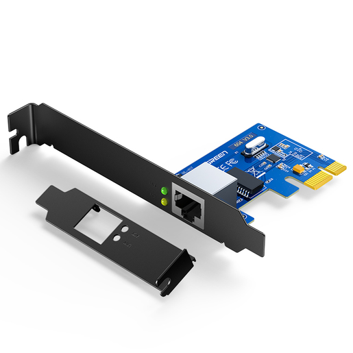 Адаптер UGREEN US230 30771_ Gigabit 10/100/1000Mbps PCI Express Network, черный