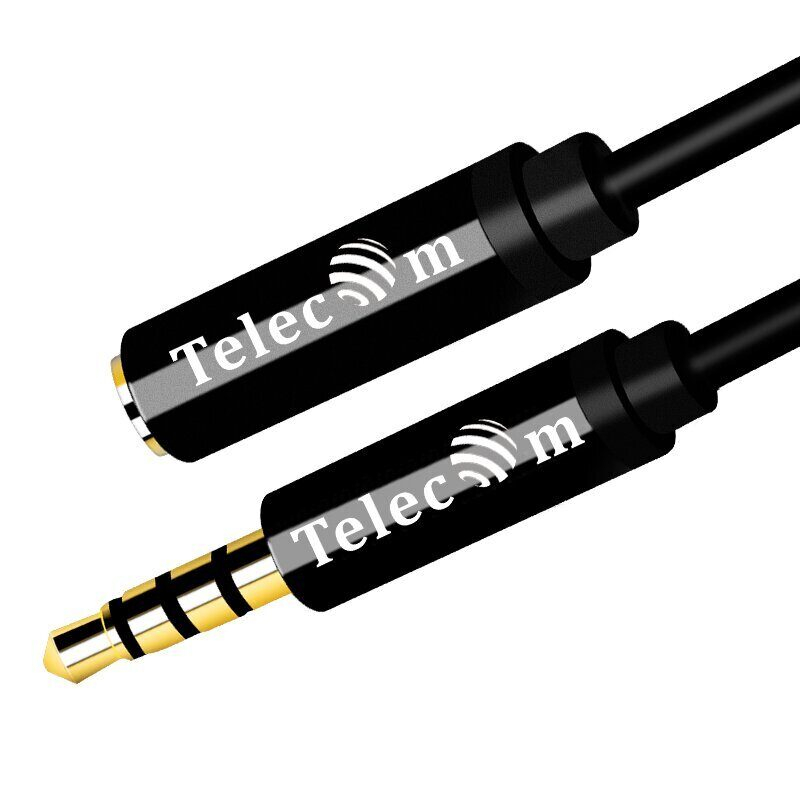 Кабель Telecom TAV7179M-1.5M 3.5 Jack (M) - 3.5 Jack (F), 1.5m