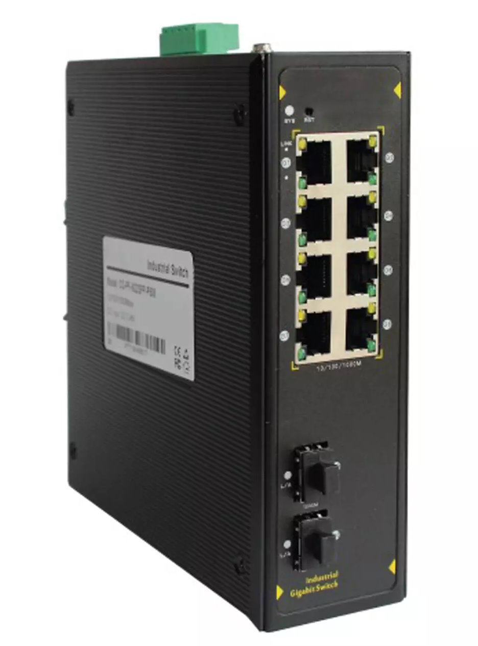 Коммутатор сетевой Тромбон IP-К08-D 8 портов 8x 10/100/1000 Base-TX Ethernet RJ45, неуправляемый