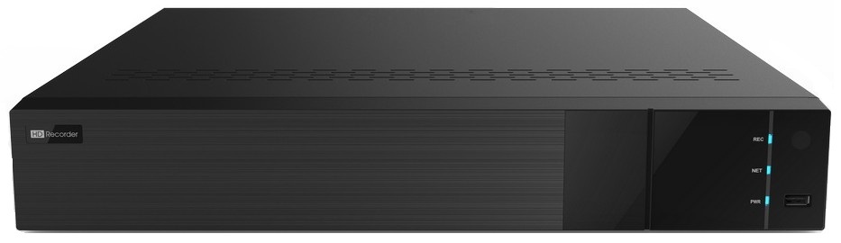 Видеорегистратор IP Polyvision PVNR-97-16F1 16-ти канальный, H.264/H.265/H.264+/H.265+, поддержка IP-камер 16x8Mп SuperCam Plus, DC 12В (1.5А)