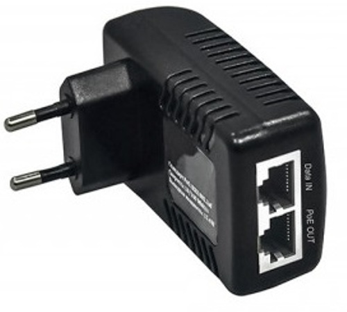 Инжектор PoE NST NS-PI-1G-15 Gigabit Ethernet на 1 порт. Соответствует стандартам PoE IEEE 802.3af. Автоматическое определение PoE устройств. Мощность