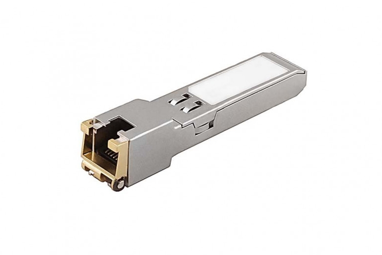 Модуль SFP NST NS-SFP-RJ45-FG-01 Gigabit Ethernet с разъемом RJ45. Скорость 10/100/1000 Мбит/с.Интерфейс: SGMII. Расстояние передачи - до 100 м. Рабоч