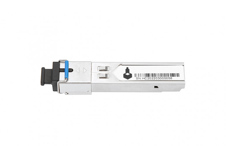 Оптический модуль SFP NST NS-SFP-S-SC53-F-20/I промышленный, одно волокно Single Mode. Скорость: до 155 мбит/c. Тип разъема: SC. Оптический бюджет: 18