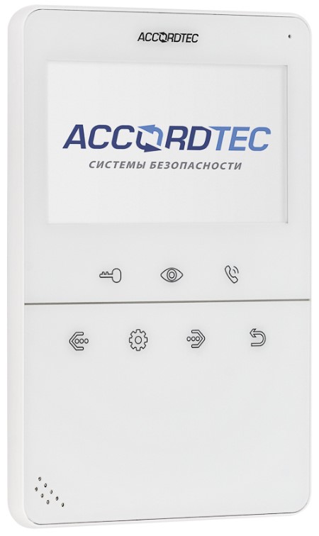 Монитор AccordTec AT-VD 432C WH видеодомофона