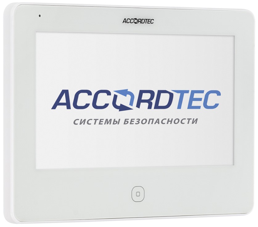 Монитор AccordTec AT-VD 770W WH видеодомофона
