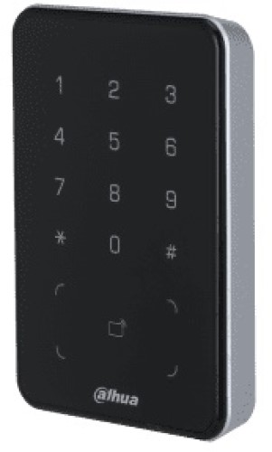 Считыватель Dahua DHI-ASR2101A-D карт доступа и клавиатура ввода; доступ по картам и паролю