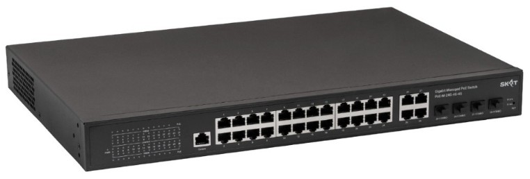 Коммутатор Бастион SKAT PoE-M-24G-4G-4S (4092) с питанием по PoE