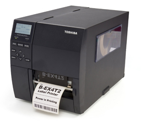 Принтер термотрансферный Toshiba B-EX4T2 18221168746 600 dpi скорость печати - 6 дюймов/сек, ширина печати - 4 дюйма, интерфейсы - USB/Ethernet, плоск 18221168746CH