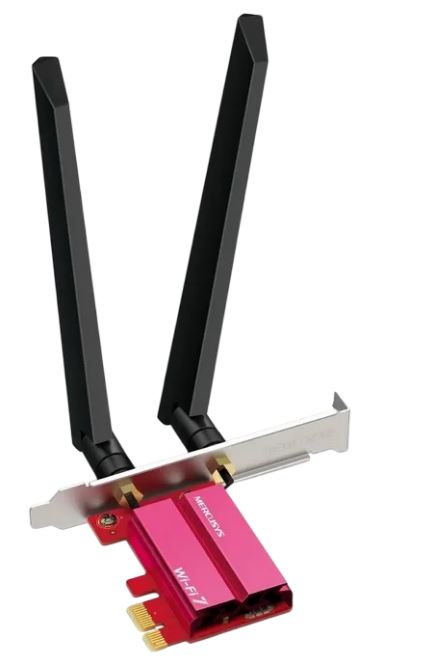 Адаптер Mercusys MA47BE BE9300 Tri-Band Wi-Fi 7 Bluetooth PCI Express Adapter