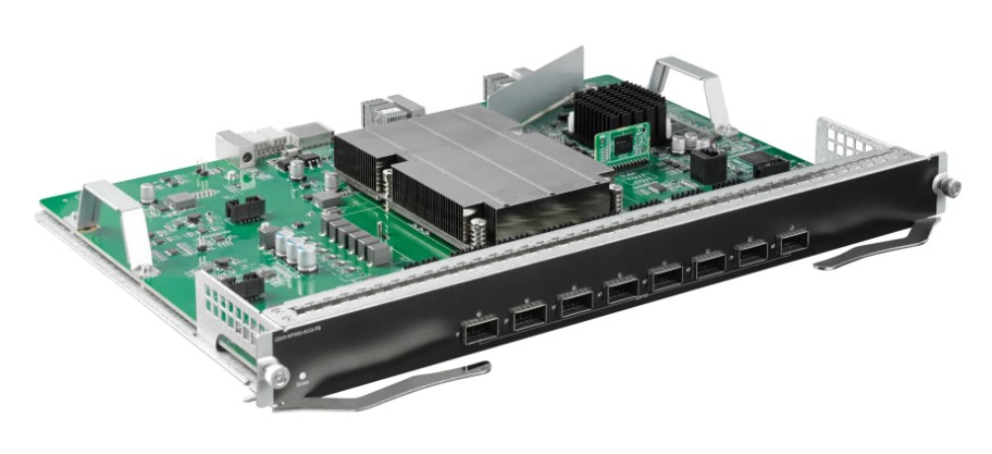 Модуль QTECH QSW-M7600-8CQ-FB линейных входов с 8 оптоволоконными портами Ethernet 100 Гбит/с (QSFP28)