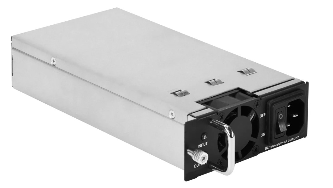 Блок питания QTECH QSW-M-4530-POE-AC модульный AC, входное напряжение: 100 - 240 В, бюджет мощности PoE: 380 Вт