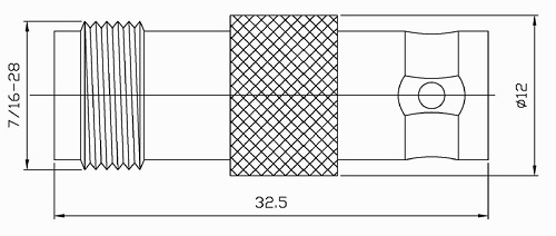 Переходник Hyperline AD-BNC-F-TNC-F BNC (мама) - TNC (мама)