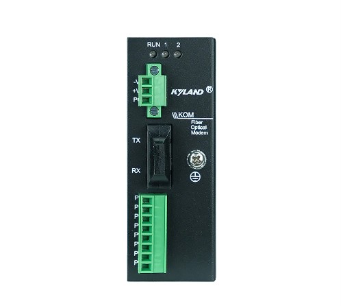 Конвертер промышленный Kyland KOM200 302110019 1 100Base-FX multi mode fiber port, SC connector, 1310nm, 5km, 1 RS485 serial port, 2 RS232 serial port KOM200-1M-SC05-485/232-H1