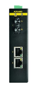 Конвертер промышленный Kyland KOM300F 302121251 1 100Base-FX multi mode fiber port, FC connector, 1310nm, 5km, 2 10/100Base-TX RJ45 ports, 100-240VAC/ KOM300F-1M2T-FC05-HV