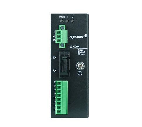Конвертер промышленный Kyland KOM200 302110021 1 100Base-FX multi mode fiber port, ST connector, 1310nm, 5km, 1 RS485 serial port, 2 RS232 serial port KOM200-1M-ST05-485/232-H1