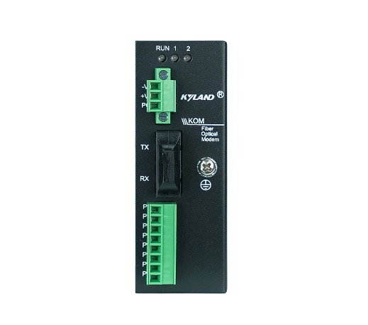 Конвертер промышленный Kyland KOM200 302110017 1 100Base-FX single mode fiber port, FC connector, 1310nm, 40km, 1 RS485 serial port, 2 RS232 serial po KOM200-1S-FC40-485/232-H1