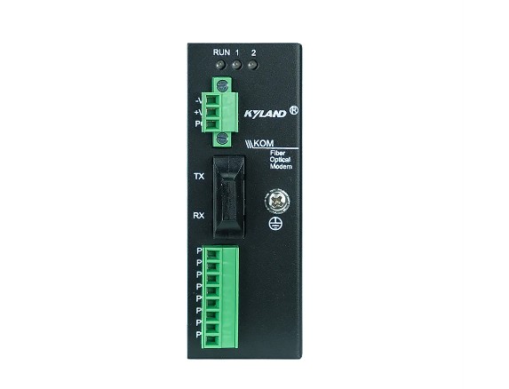 Конвертер промышленный Kyland KOM200 302110027 1 100Base-FX single mode fiber port, FC connector, 1310nm, 40km, 1 RS485 serial port, 2 RS232 serial po KOM200-1S-FC40-485/232A-H1