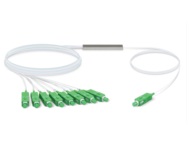 Ответвитель Vimcom OC-PLC-1x8-SM(G657A1)-26-1.5m-0.9-SC/APC оптический