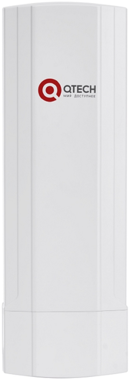 Точка доступа QTECH QWO-420-VC внешняя, диапазон частот 2.400-2.480 и 5.150-5.850 ГГц, 300/900 Мбит/c, 802.11 a/b/g/n/ac, PoE 802.3af, 2x2 MU-MIMO, пи
