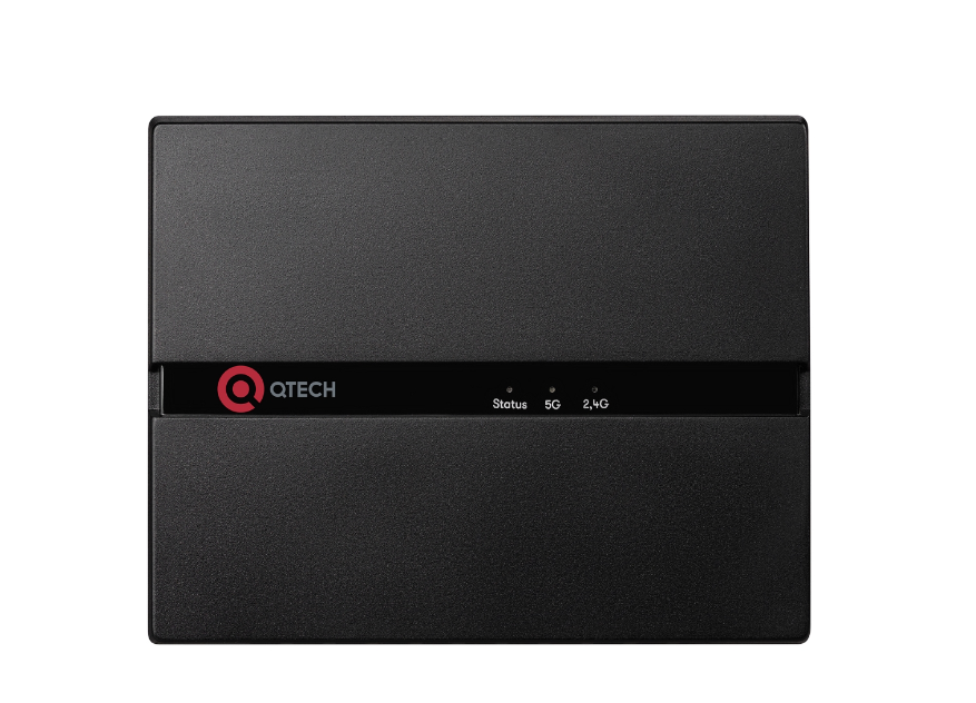 Маршрутизатор QTECH QBR-1043UAC2 двухдиапазонный 2.4/5 ГГц (Wi-Fi 802.11 b/g/n/ac) LAN 4 порта 10/100BASE-T, WAN 1 порт 10/100BASE-T, 1 порт USB 2.0 в
