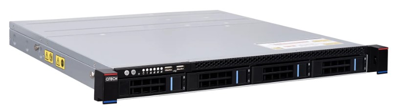 Сервер QTECH QSRV-130404_5 1*IntelXeon E3-1220 v6 4c 3,0GHz; 1*16GB DDR4 UDIMM; Software RAID (only PCH) 0,1 & 10; SSD 4*960GB SSD SATA DWPD 1 HS; PCI