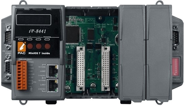 Контроллер ICP DAS iP-8441 CR 4 slots embedded controller with gray color