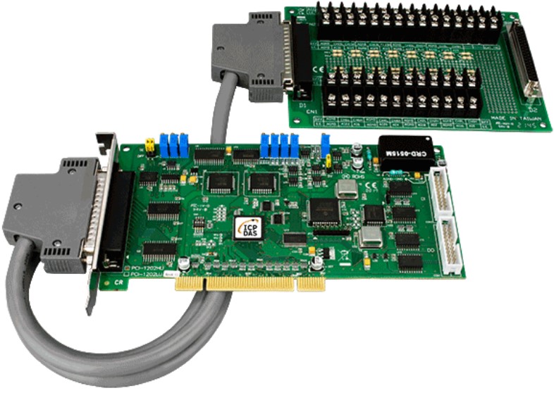 Плата ICP DAS PCI-1202HU/S CR PCI-1202H with DB-1825 daughter board , Cable