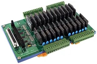 Плата ICP DAS DB-24SSRDC/D 24-channel Solid-State Relay Output Board Include : CA-3710 (37-pin D-sub Cable 1 m)