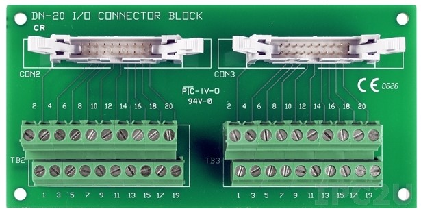 Плата ICP DAS DN-20/N CR I/O Connector Blok