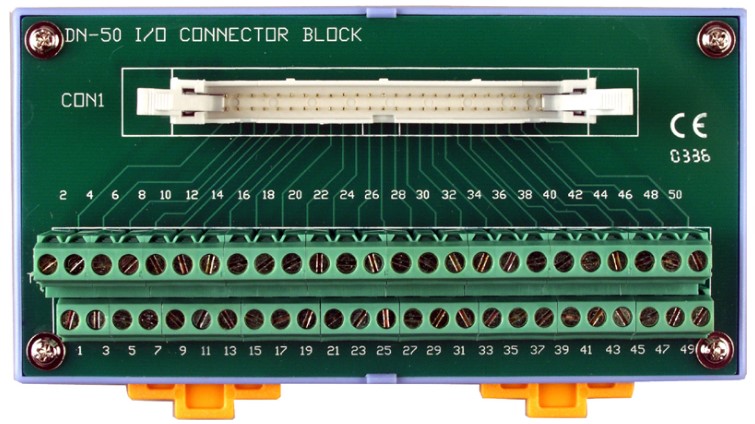Плата ICP DAS DN-50 CR I/O Connector Block with DIN Rail Mounting