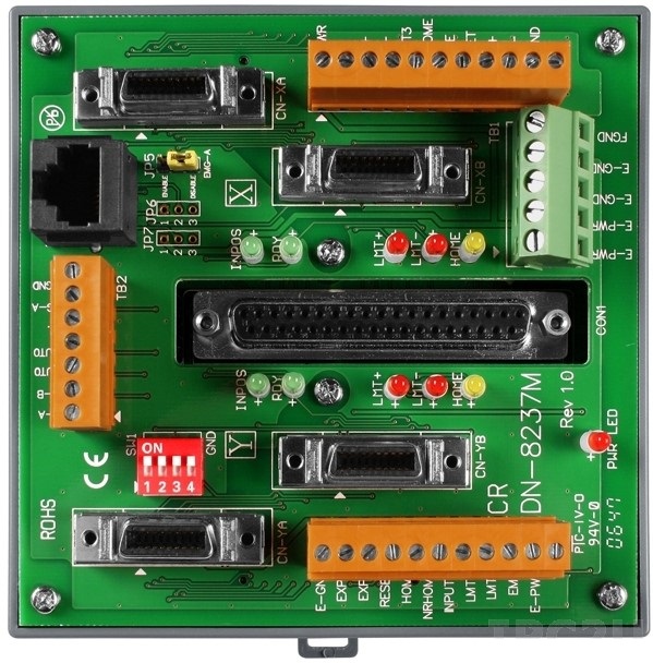 Плата ICP DAS DN-8237MB CR Photo-isolated terminal board for Mitsubishi servo J2 Amplifier