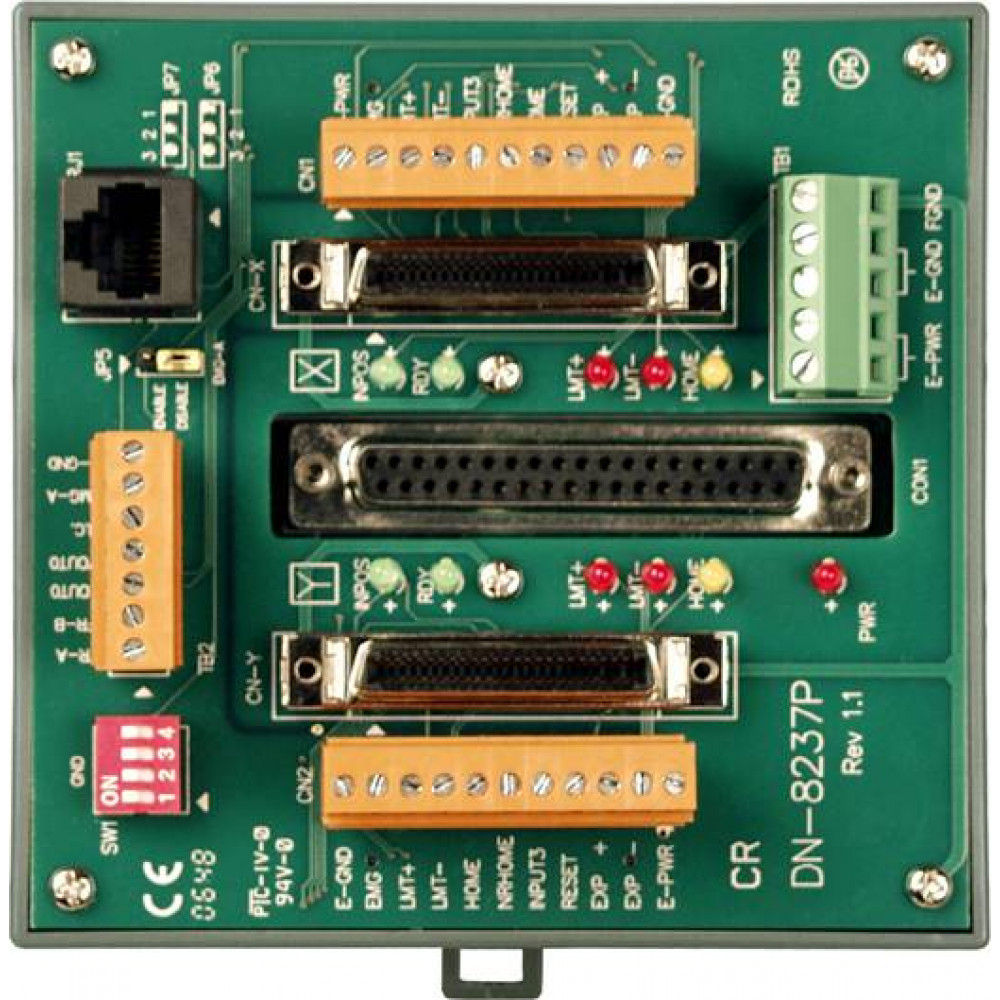 Плата ICP DAS DN-8237PB CR Photo-isolated terminal board for Panasonic servo minas A Amplifier
