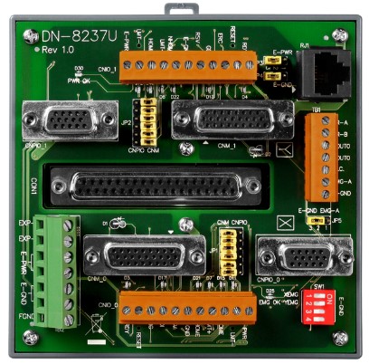 Плата ICP DAS DN-8237UB Photo-isolated Universal Snap-on Wiring Terminal Board