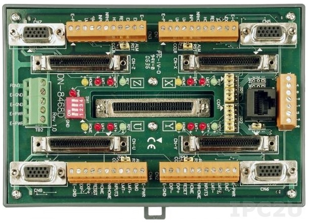 Плата ICP DAS DN-8468DB CR Daughter board (wiring terminal board) for Delta ASDA A driver, Din-Rail mountable