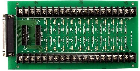 Плата ICP DAS DB-8125 Screw Terminal Board With two 20-pin flat-cable