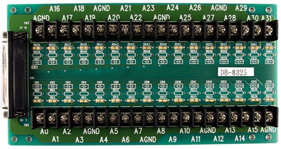 Плата ICP DAS DB-8325 CR Screw Terminal Bord with 1 meter D-Sub 37-pin cable