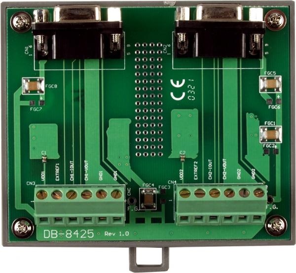 Плата ICP DAS DB-8425/DIN DB-8425 with DIN-Rail Mounting Kit