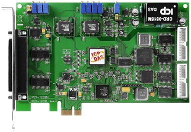 Плата ICP DAS PEX-1202L 32-ch, 12-bit, 44 kS/s Low Gain Multi-function DAQ Board (1 K word FIFO) (RoHS)Includes one CA-4002 D-Sub connector