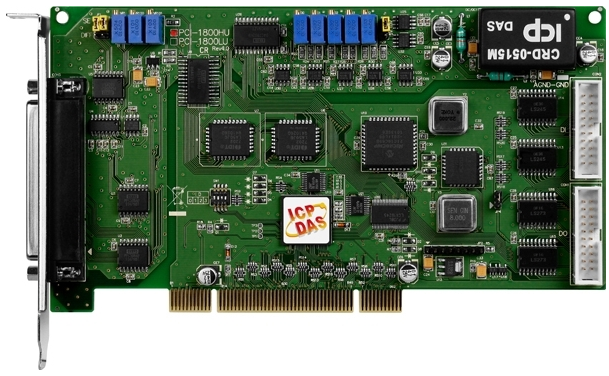 Плата ICP DAS PCI-1800LU CR Universal PCI, 16-ch, 12-bit, 330 kS/s Low Gain Multi-function DAQ Board (1 K word FIFO)